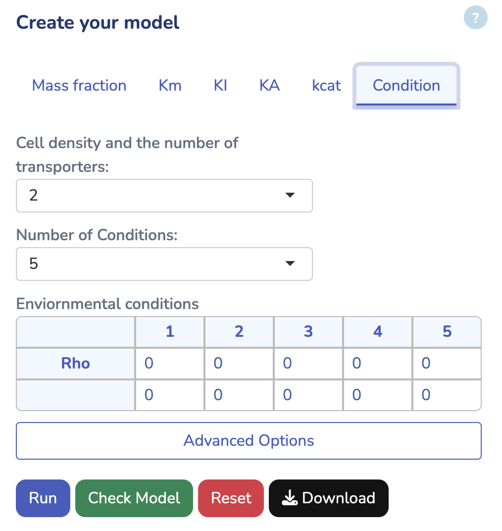 Create Model section in GBApp